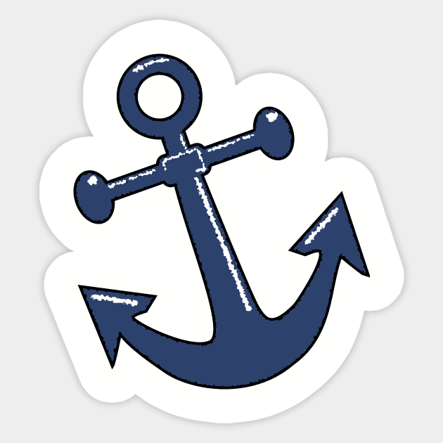 Anchor Sticker by whatwemade